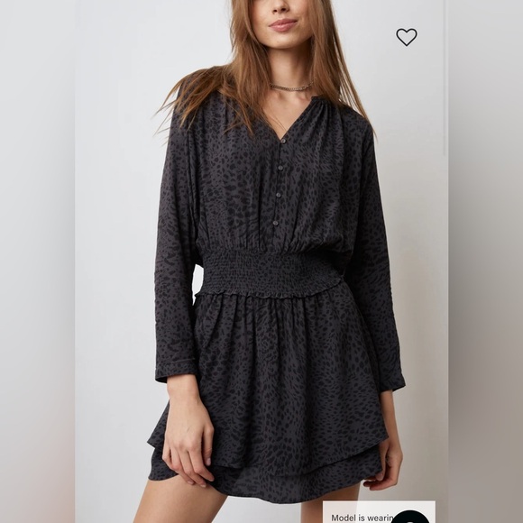 Rails Jasmine Dress in Spotted Slate - Picture 2 of 14